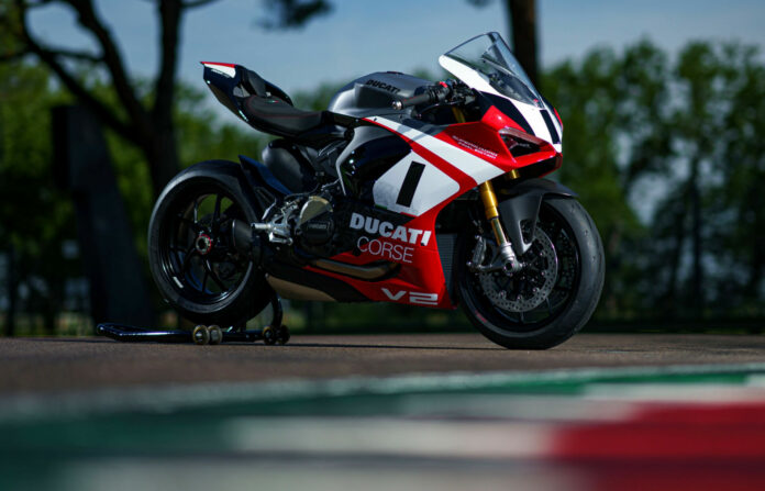 A 2025 Ducati Panigale V2 Superquadro Final Edition. Photo courtesy Ducati.