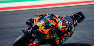 Pol Espargaro (44), as seen at Mugello earlier this year. Photo courtesy KTM Factory Racing.