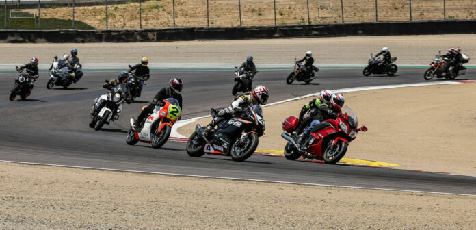 Laps around WeatherTech Raceway Laguna Seca were part of the 2024 Rainey's Ride to the Races. Photo by Brian J. Nelson.