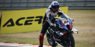 "Stoprak" Toprak Razgatlioglu (54) continued his strong recent run of form by topping World Superbike Free Practice One at Autodrom Most. Photo courtesy Dorna.