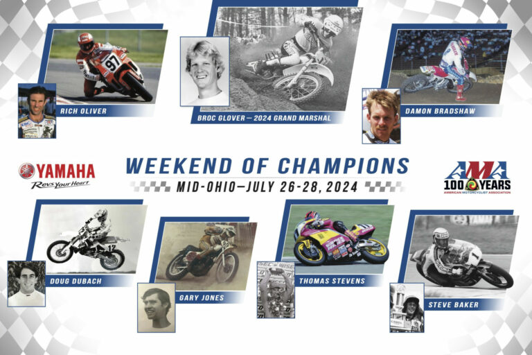 Yamaha Celebrating “Weekend Of Champions” At AMA Vintage Motorcycle Days