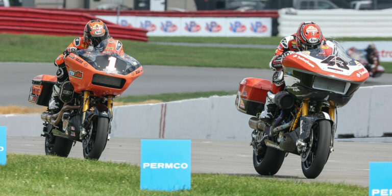 MotoAmerica: Sunday King Of The Baggers Warmup Results
