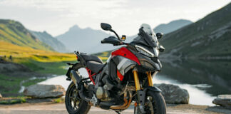 A 2025 Ducati Mutlistrada V4 Pikes Peak. Photo courtesy Ducati.
