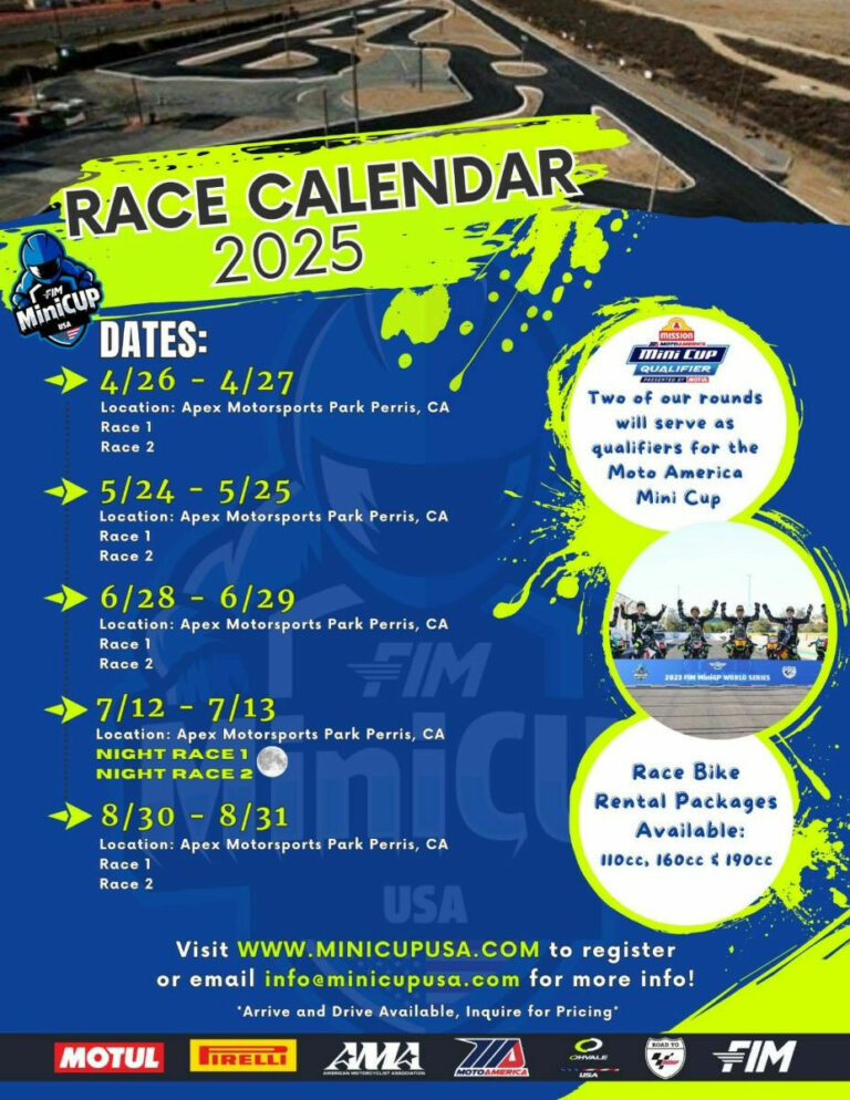 MotoAmerica: More On 2025 MiniCup Series