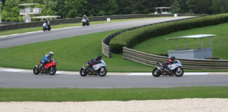 A scene from a California Superbike School at Barber Motorsports Park. Photo by etechphoto.com, courtesy California Superbike School.
