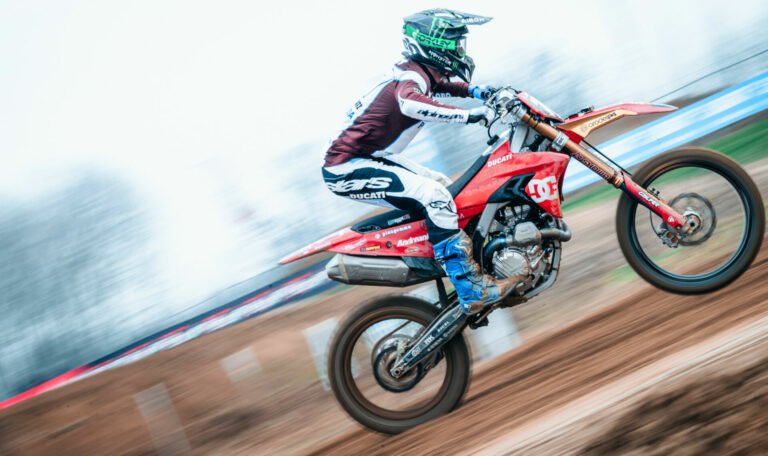 Ducati Desmo250 MX Racebike Finishes Third In Italian Debut