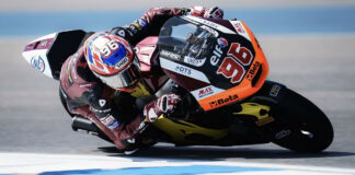 Jake Dixon heads Friday practice on top. Photo courtesy Marc VDS Team.