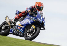 Can Oncu on his Yamaha YZF-R9. Photo courtesy Evan Bros. Team.