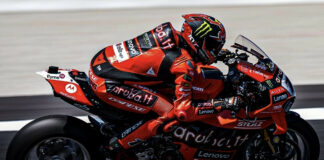 WorldSBK : Bulega Tops Opening Practice In Portugal Nicolo Bulega fastest this morning in Portugal. Photo courtesy Aruba.it Racing Team.