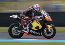 Jake Dixon fastest in FP1 In Austin. Photo courtesy ELF Marc VDS Racing Team.
