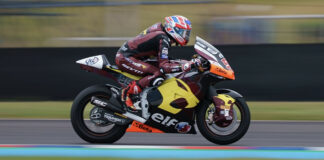 Jake Dixon fastest in FP1 In Austin. Photo courtesy ELF Marc VDS Racing Team.
