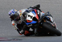 Toprak Razgatlioglu fastest in FP2 at Portimao. Photo courtesy ROKiT BMW Motorrad WorldSBK Team.