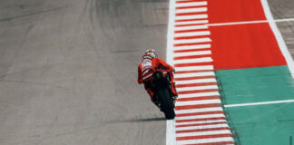 Marc Marquez earned pole position at COTA in Texas. Photo courtesy Ducati Corse.