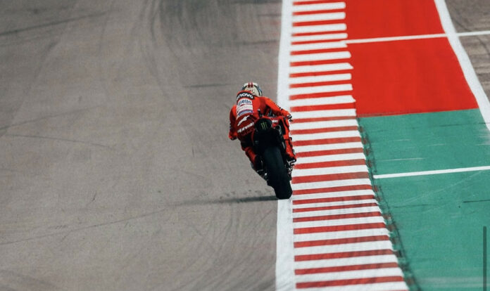 Marc Marquez earned pole position at COTA in Texas. Photo courtesy Ducati Corse.