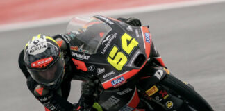 David Muñoz earned pole position in Texas. Photo courtesy Dynavolt Intact GP Team. .