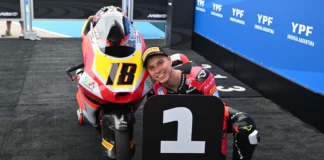 Matteo Bertelle from Q1 to Pole Position. Photo courtesy Dorna.