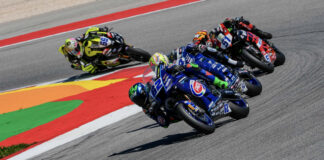 WSSP Race 2 in Portugal. Photo courtesy Dorna.