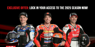 From left to right, Cameron Beaubier, Josh Herrin and Bobby Fong. Photo courtesy MotoAmerica.
