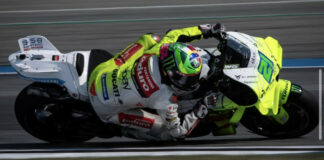 Surprisingly Franco Morbidelli was fastest this afternoon during practice session in Qatar. Photo courtesy Pertamina Enduro VR46 Racing Team.