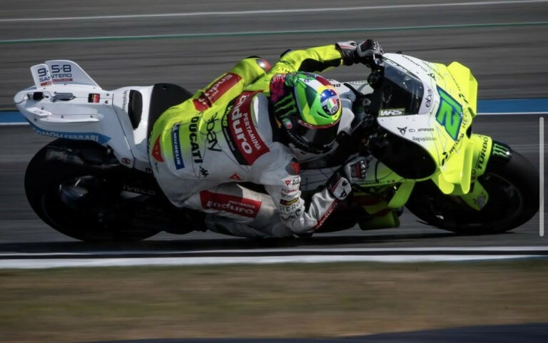 Surprisingly Franco Morbidelli was fastest this afternoon during practice session in Qatar. Photo courtesy Pertamina Enduro VR46 Racing Team.