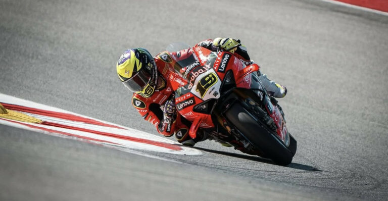 Alvaro Bautista was fastest this morning at TT Assen Circuit. Photo courtesy Aruba.it Racing.