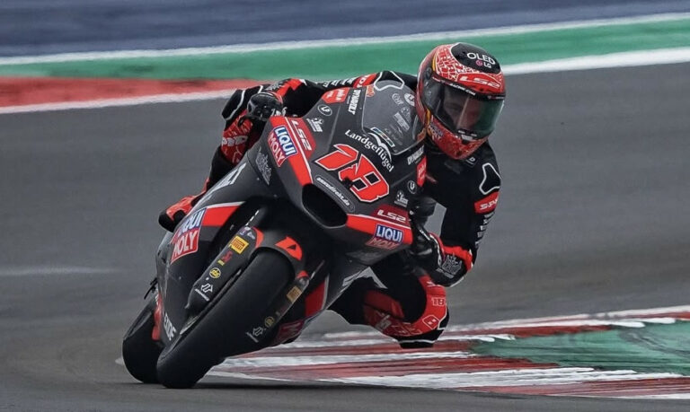 Manuel Gonzalez quickest this morning at Doha. Photo courtesy Intact GP Team.