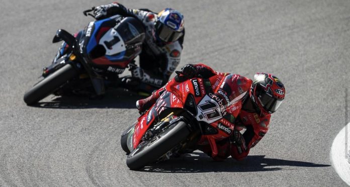 Toprak Razgatlioglu (1) and Nicolo Bulega (11). Photo courtesy Nicolo Bulega social media.