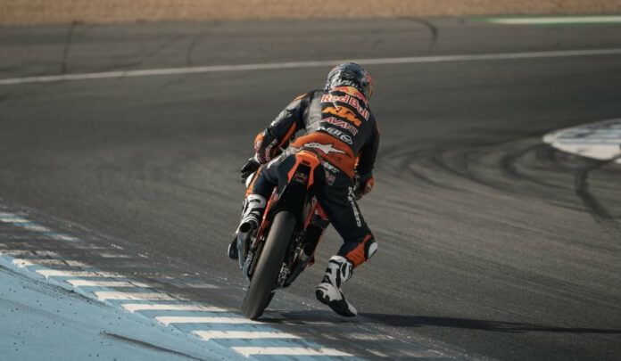 Jose Antonio Rueda fastest during Practice on Qatar. Photo courtesy Red Bull KTM Ajo.