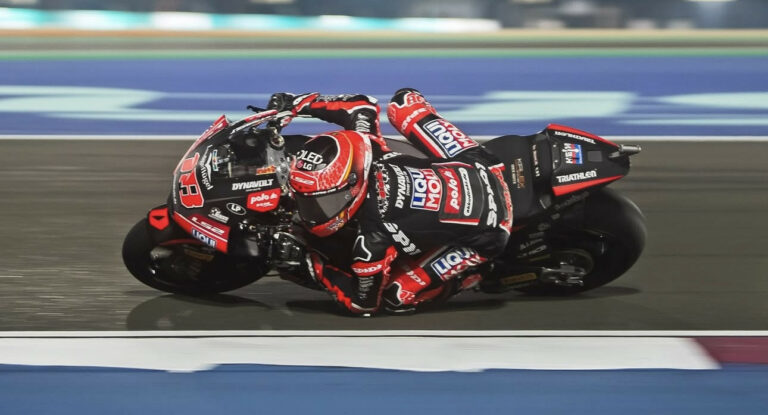 Manuel Gonzalez fastest this afternoon in Qatar. Photo courtesy Intact GP.