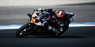Sam Lowes earned pole position At Assen. Photo courtesy Marc VDS Team.