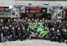 Kawasaki Webike Trickstar Team.