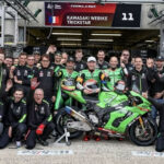 Kawasaki Webike Trickstar Team.
