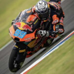Jose Antonio Rueda (99) was fastest this Friday at Jerez. Photo courtesy Red Bull KTM Ajo.