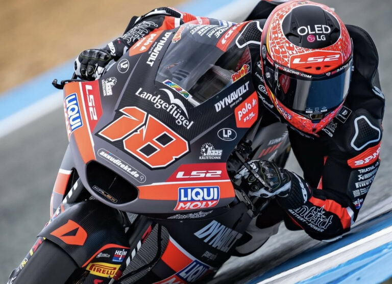 Manuel Gonzalez was fastest in Friday practice. Photo courtesy Dynavolt Intact GP Team.