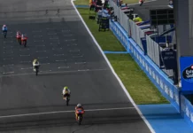 Moto3 practice session at Jerez. Photo courtesy Dorna.