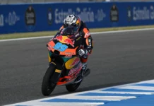 Jose Antonio Rueda (99) at Circuito de Jerez during practice. Photo courtesy Dorna.