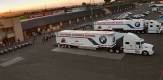California Superbike School's Trucks. Photo courtesy CSS.