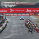 After 8 hours: Kawasaki Webike Trickstar leads at Le Mans in dramatic EWC season opener. Photo courtesy EWC.