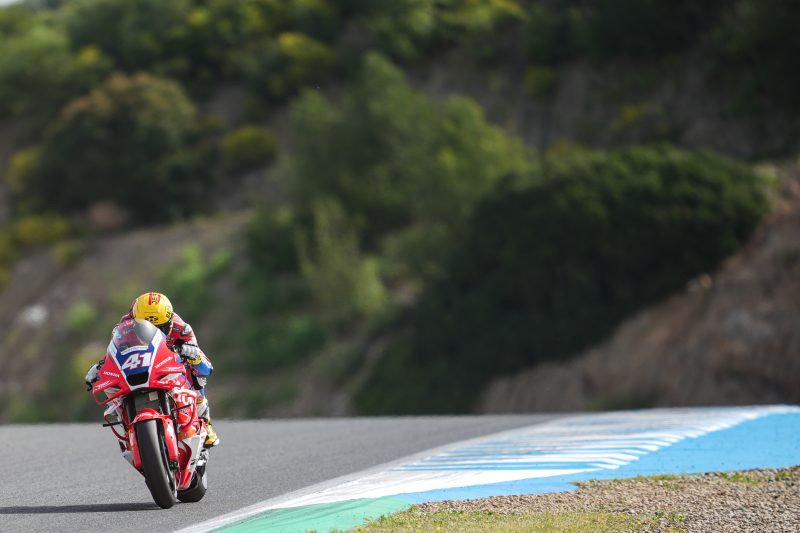 Aleix Espargaro is back to Jerez. Photo courtesy Honda Racing Team.
