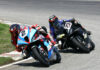 Setting the outright pace at Shannonville’s Canadian season opener were the BMWs of No. 2 Samuel Guerin and No. 23 Alex Dumas – both won races. Photo by Colin Fraser.