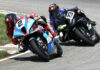 Setting the outright pace at Shannonville’s Canadian season opener were the BMWs of No. 2 Samuel Guerin and No. 23 Alex Dumas – both won races. Photo by Colin Fraser.