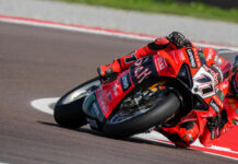 Nicolo Bulega was fastest this morning at Cremona. Photo courtesy Dorna.