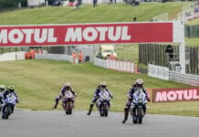 World Superbike race 2 at Autodrom Most. Photo courtesy Dorna.
