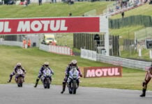 World Superbike race 2 at Autodrom Most. Photo courtesy Dorna.