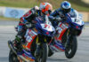Teammates Owen Williams (13) and Torin Collins (71) at Road Atlanta. Photo courtesy Brian J Nelson.