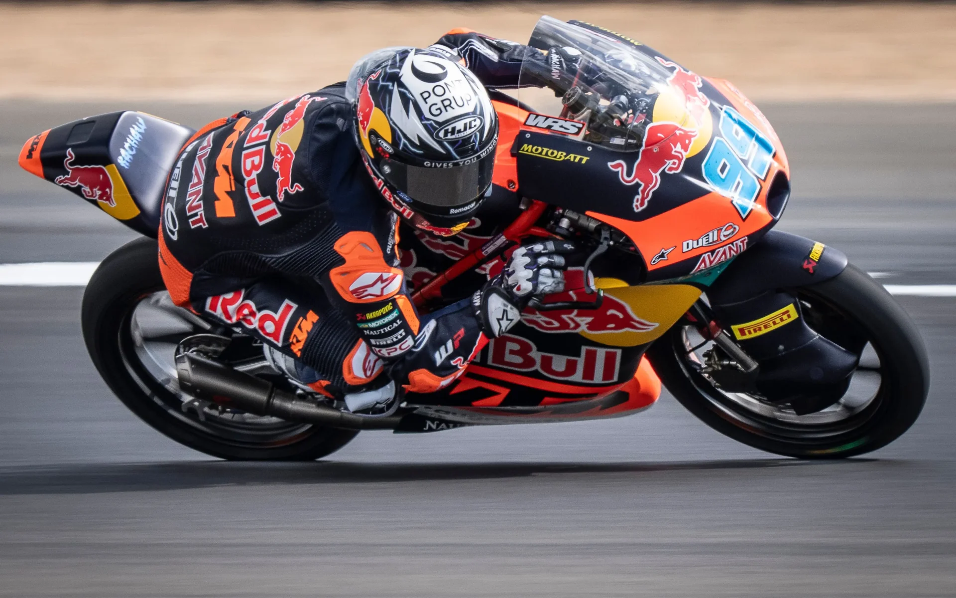 Jose Antonio Rueda was fastest this morning at Silverstone circuit. Photo courtesy Dorna.
