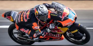 Jose Antonio Rueda was fastest this morning at Silverstone circuit. Photo courtesy Dorna.