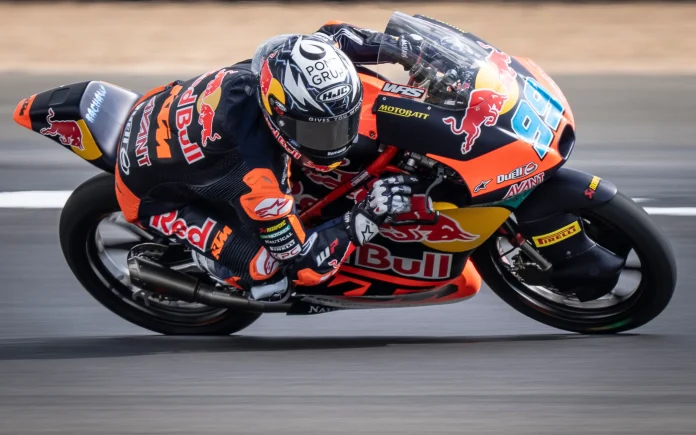 Jose Antonio Rueda was fastest this morning at Silverstone circuit. Photo courtesy Dorna.