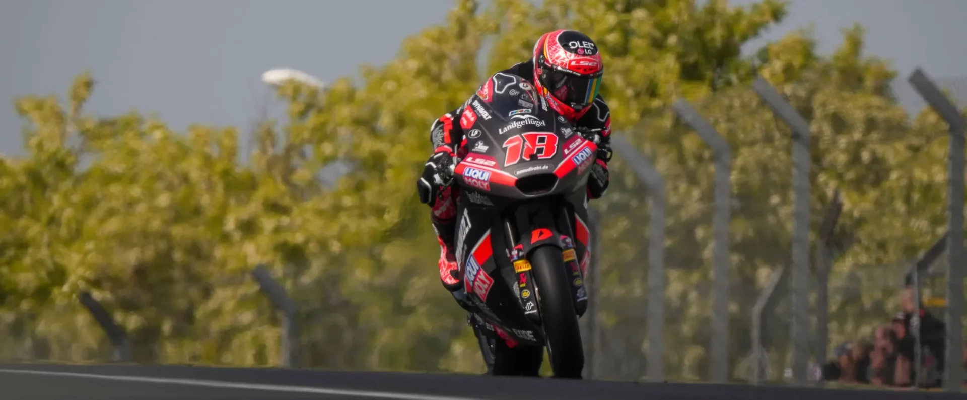 Manuel Gonzalez was fastest this afternoon at Le Mans. Photo courtesy Dorna.