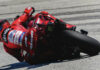 Marc Marquez was quickest this morning at Le Mans. Photo courtesy Ducati Corse Team.